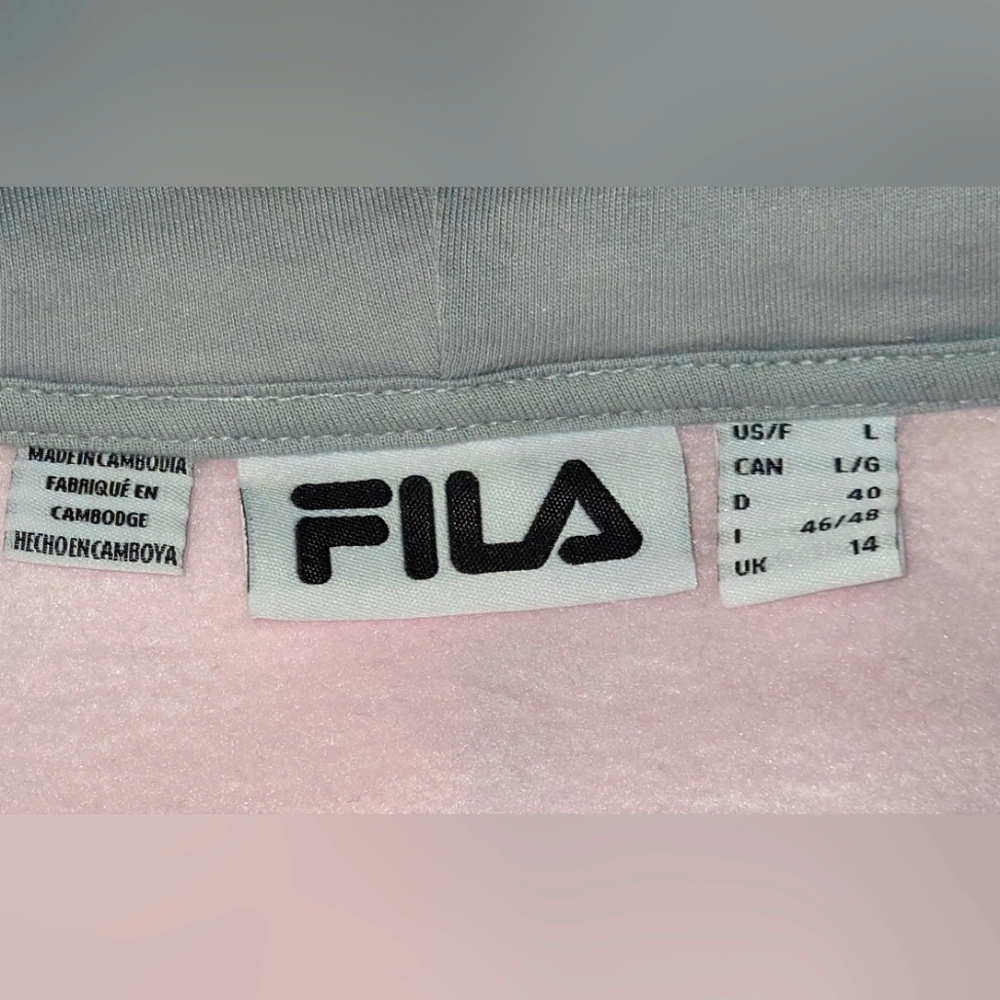 NWT Fila Women's Light Pink Hoodie Jacket - Picture 10 of 12